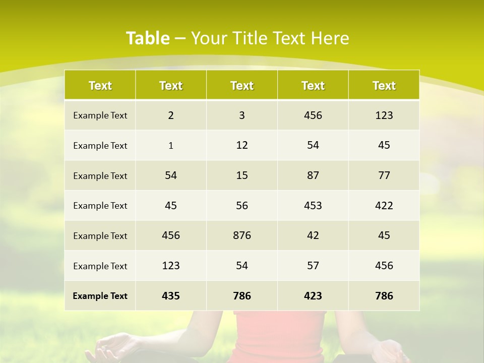 Fresh Pilates Serene PowerPoint Template