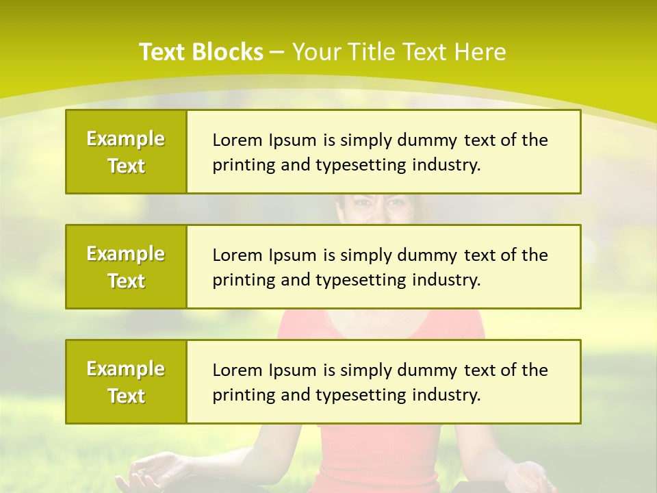 Fresh Pilates Serene PowerPoint Template