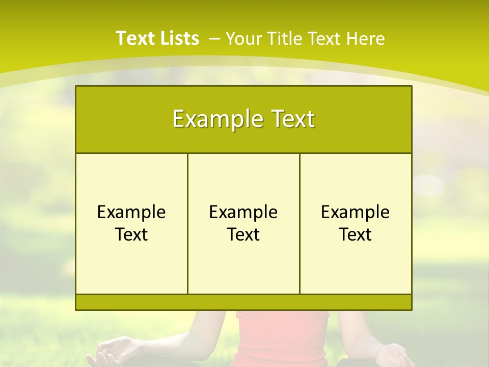 Fresh Pilates Serene PowerPoint Template