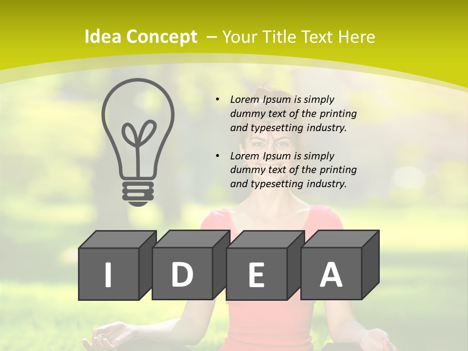 Fresh Pilates Serene PowerPoint Template