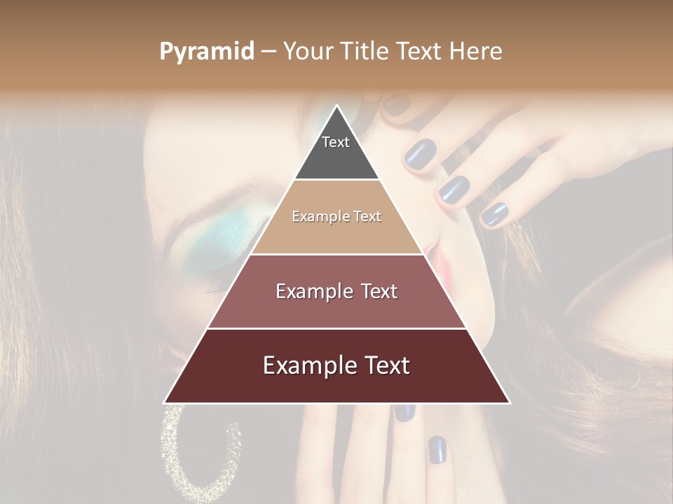 Eyelash Jewellery Colorful PowerPoint Template