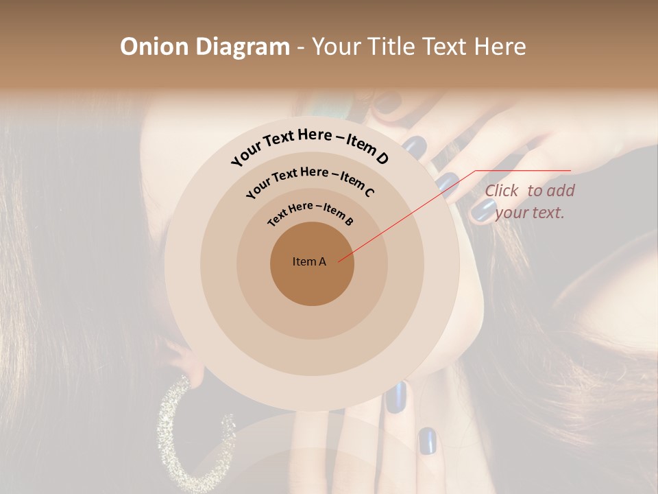 Eyelash Jewellery Colorful PowerPoint Template