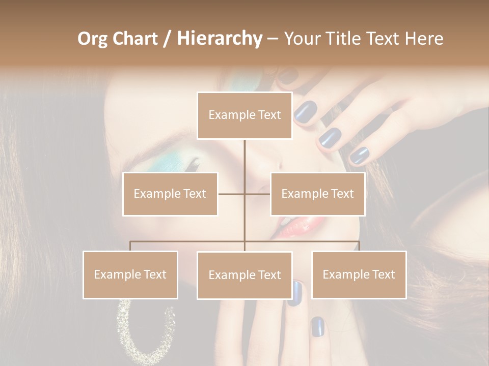 Eyelash Jewellery Colorful PowerPoint Template