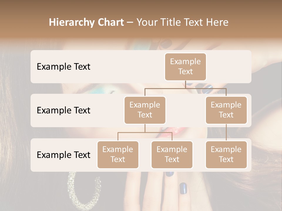 Eyelash Jewellery Colorful PowerPoint Template