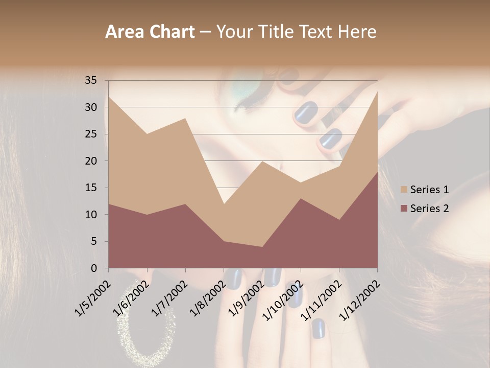 Eyelash Jewellery Colorful PowerPoint Template