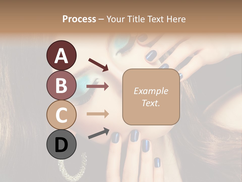 Eyelash Jewellery Colorful PowerPoint Template