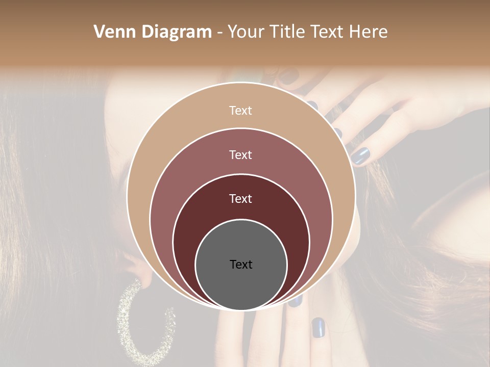 Eyelash Jewellery Colorful PowerPoint Template