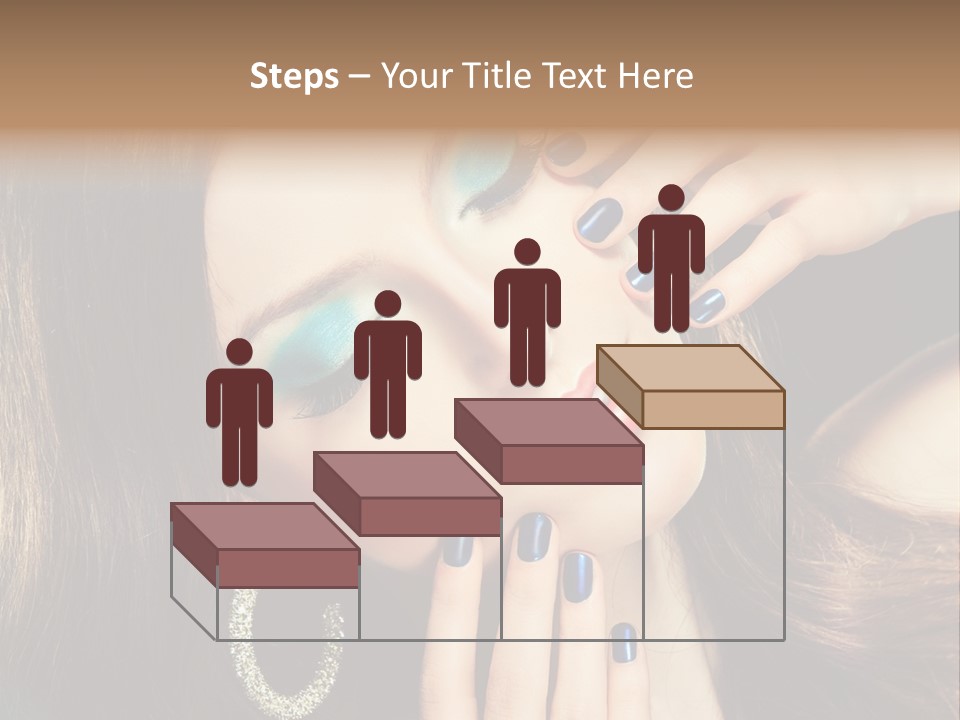 Eyelash Jewellery Colorful PowerPoint Template