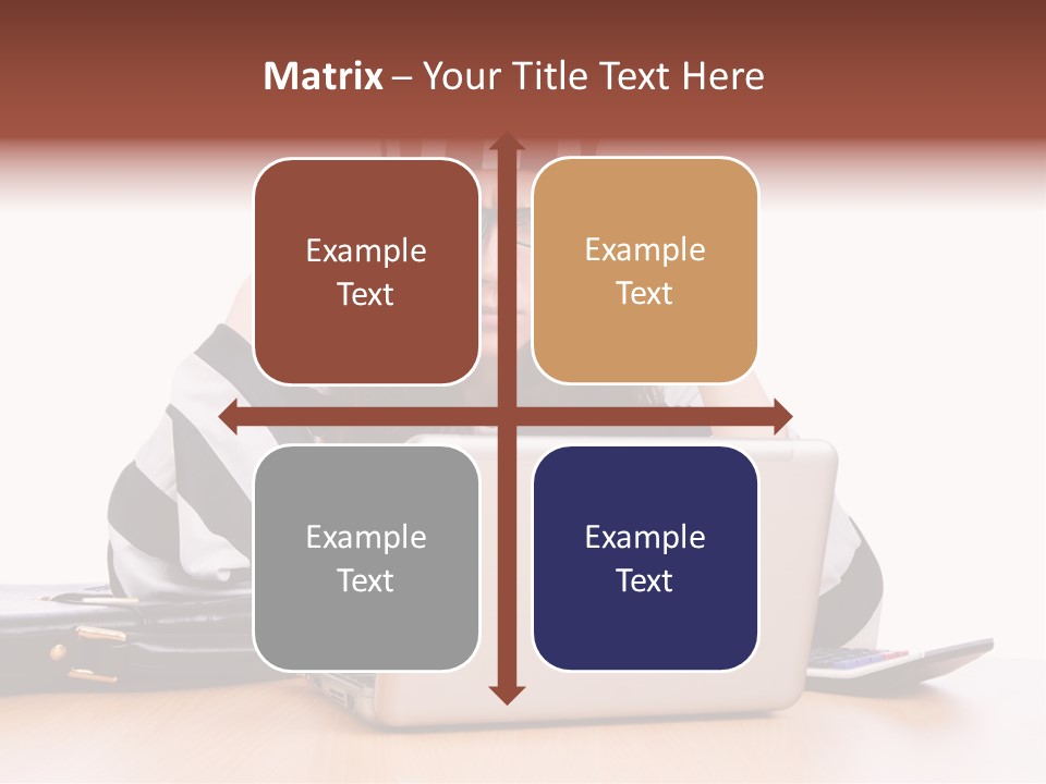 Punishment Laptop Gangster PowerPoint Template