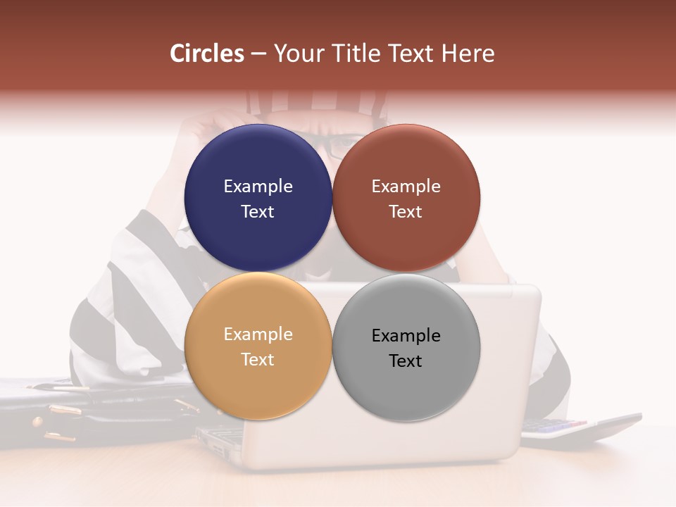 Punishment Laptop Gangster PowerPoint Template