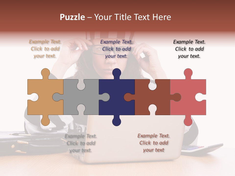 Punishment Laptop Gangster PowerPoint Template