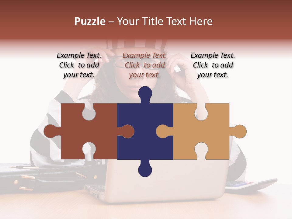 Punishment Laptop Gangster PowerPoint Template