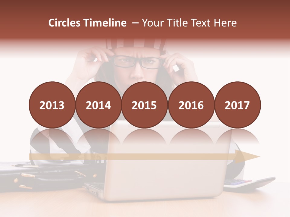 Punishment Laptop Gangster PowerPoint Template