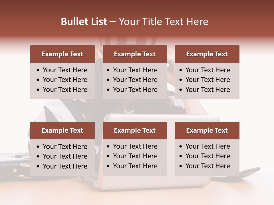 Punishment Laptop Gangster PowerPoint Template