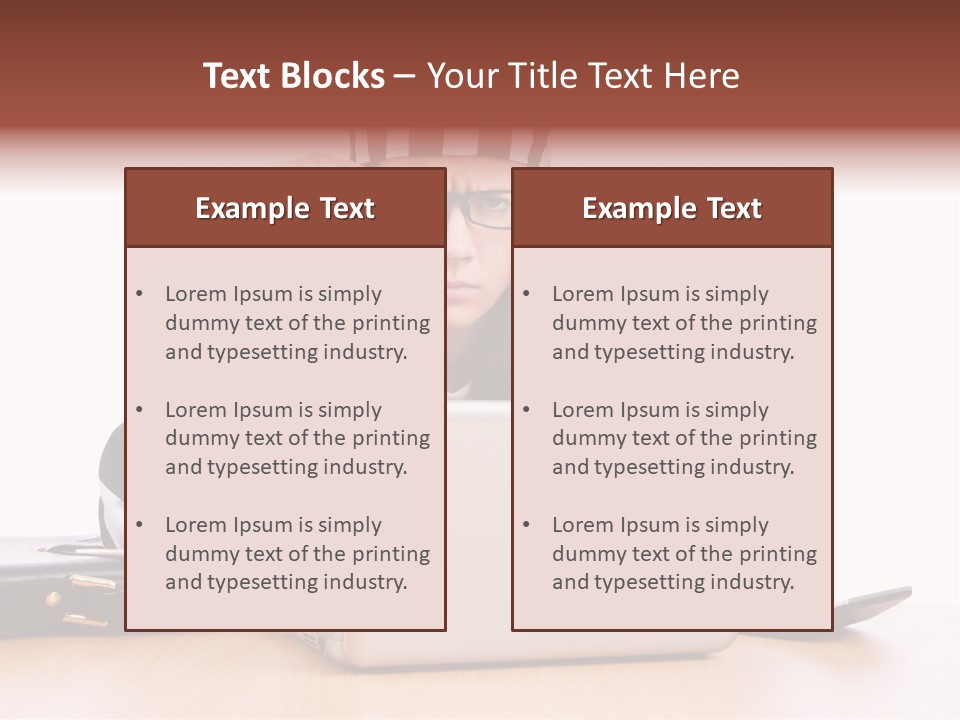 Punishment Laptop Gangster PowerPoint Template