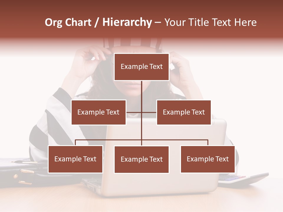 Punishment Laptop Gangster PowerPoint Template