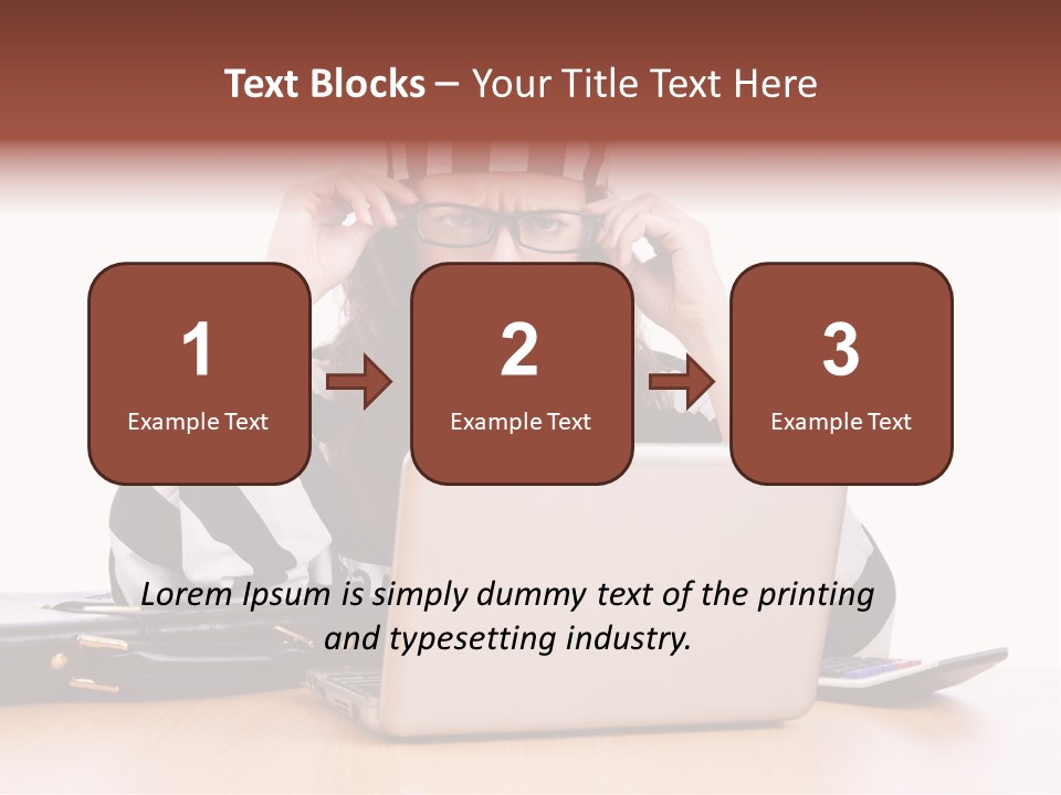 Punishment Laptop Gangster PowerPoint Template
