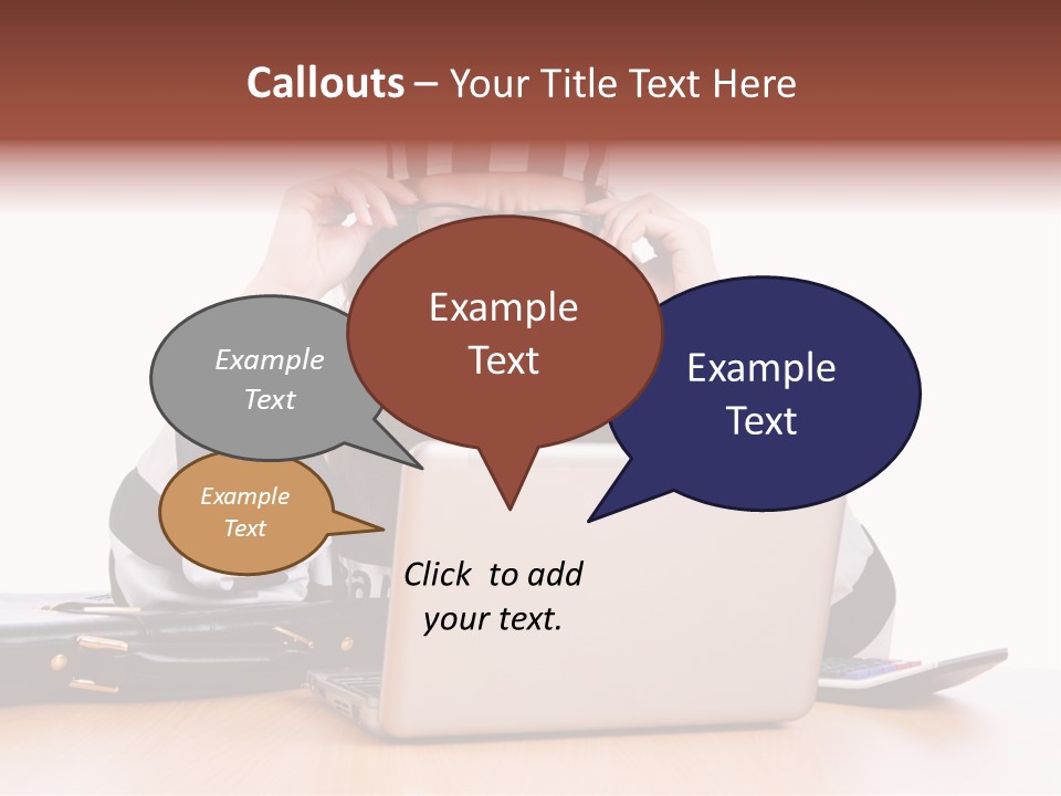 Punishment Laptop Gangster PowerPoint Template