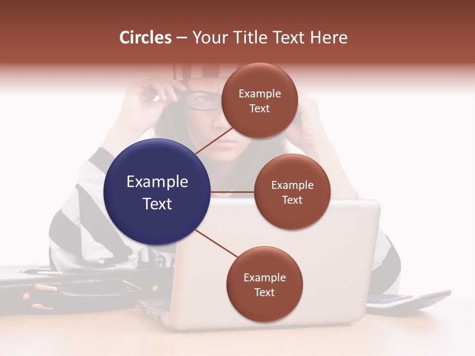 Punishment Laptop Gangster PowerPoint Template