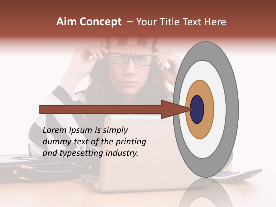 Punishment Laptop Gangster PowerPoint Template