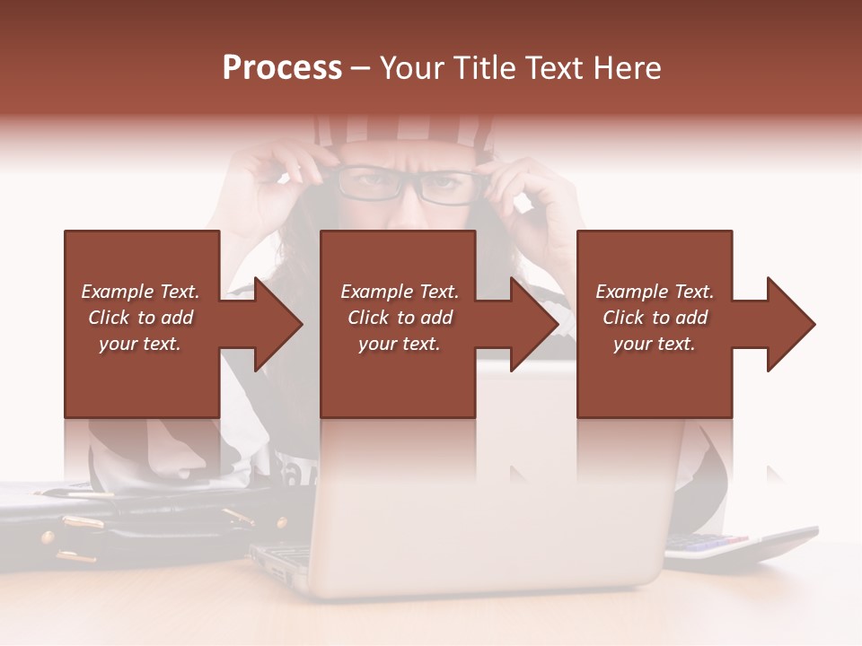 Punishment Laptop Gangster PowerPoint Template