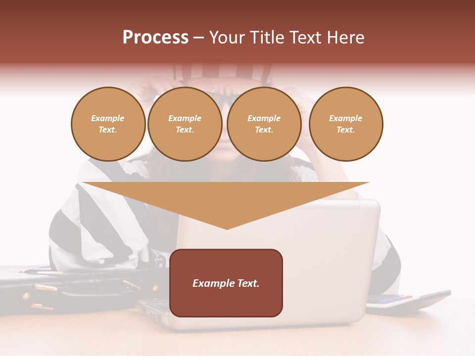 Punishment Laptop Gangster PowerPoint Template