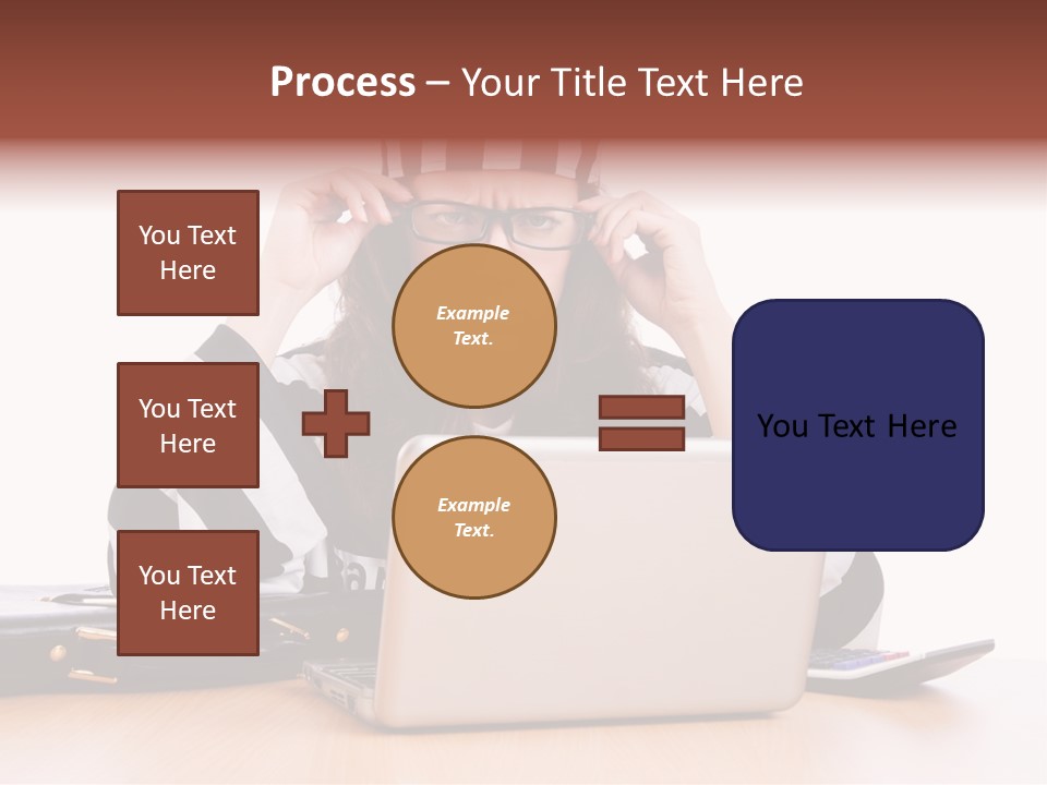Punishment Laptop Gangster PowerPoint Template