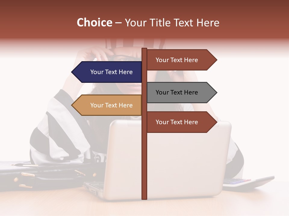 Punishment Laptop Gangster PowerPoint Template