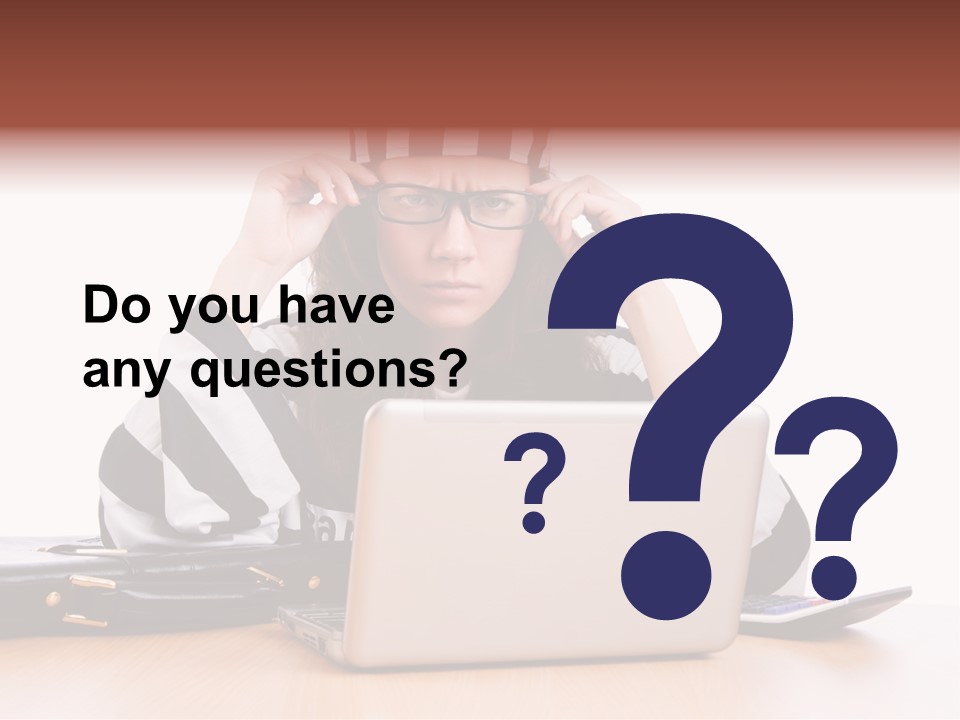 Punishment Laptop Gangster PowerPoint Template