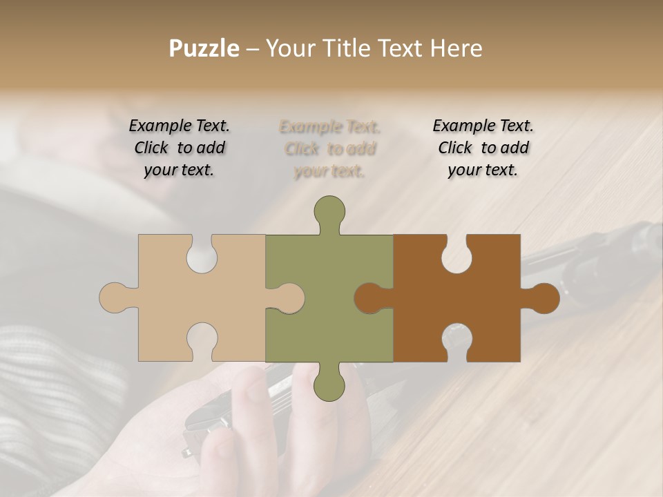 Sadness Commit Gun PowerPoint Template