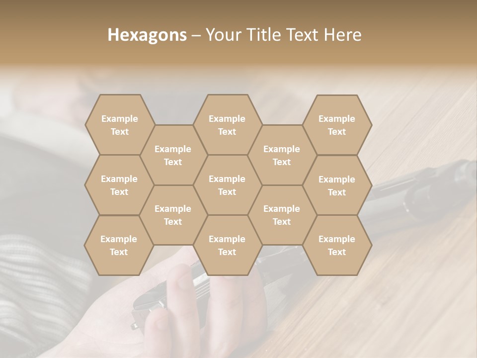 Sadness Commit Gun PowerPoint Template