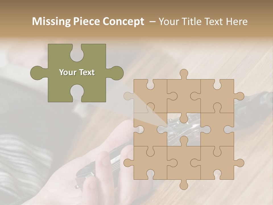 Sadness Commit Gun PowerPoint Template