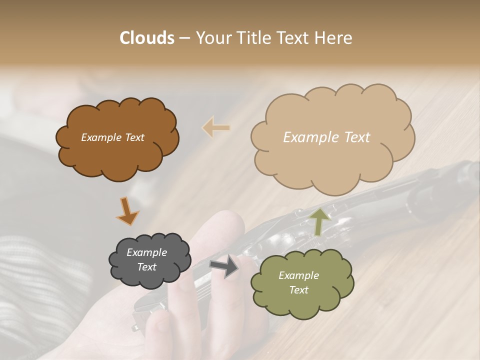 Sadness Commit Gun PowerPoint Template