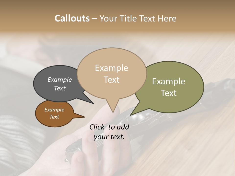 Sadness Commit Gun PowerPoint Template
