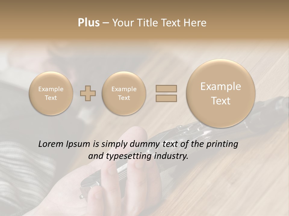 Sadness Commit Gun PowerPoint Template
