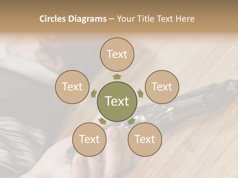 Sadness Commit Gun PowerPoint Template