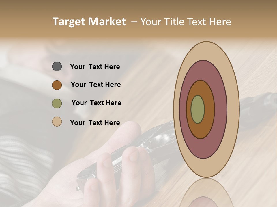 Sadness Commit Gun PowerPoint Template