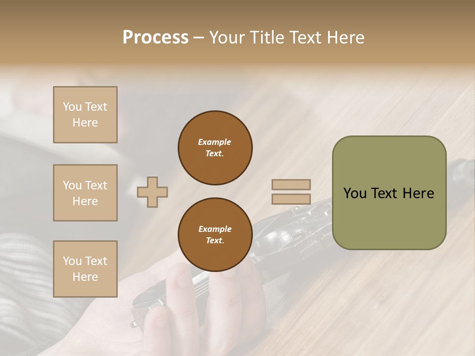 Sadness Commit Gun PowerPoint Template