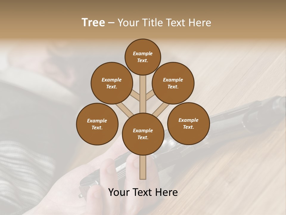 Sadness Commit Gun PowerPoint Template