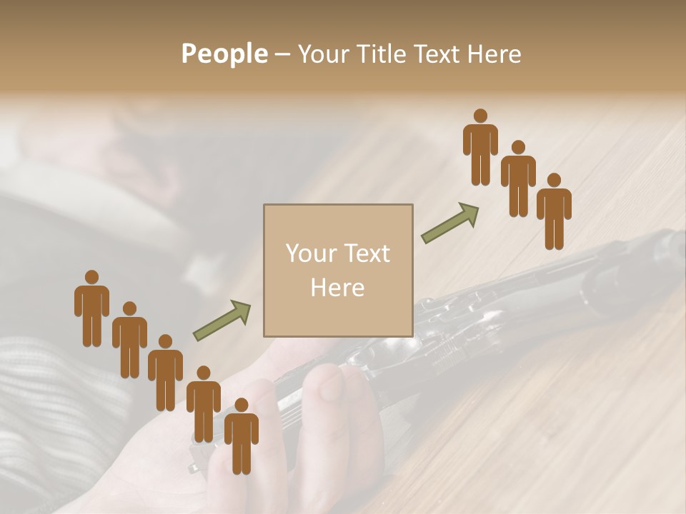 Sadness Commit Gun PowerPoint Template