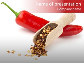 Wooden Flavoring Background PowerPoint Template