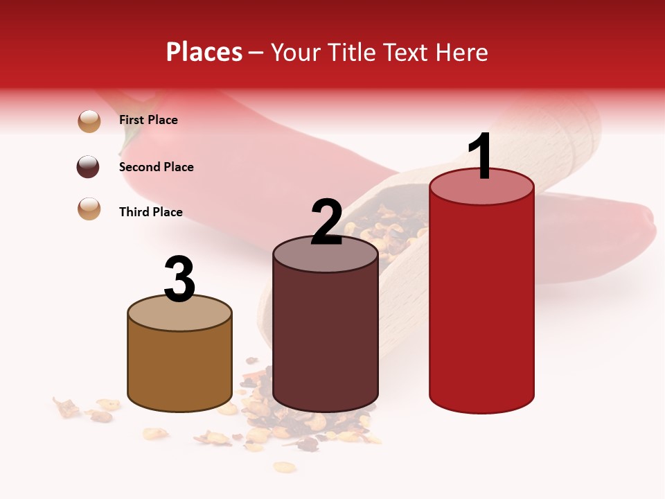 Wooden Flavoring Background PowerPoint Template