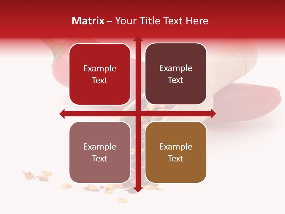 Wooden Flavoring Background PowerPoint Template