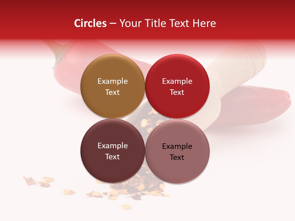 Wooden Flavoring Background PowerPoint Template