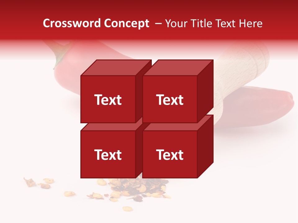 Wooden Flavoring Background PowerPoint Template