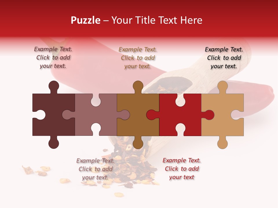 Wooden Flavoring Background PowerPoint Template