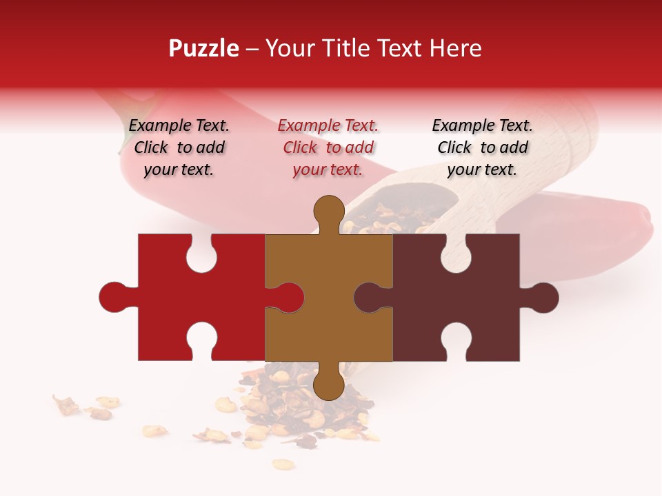 Wooden Flavoring Background PowerPoint Template