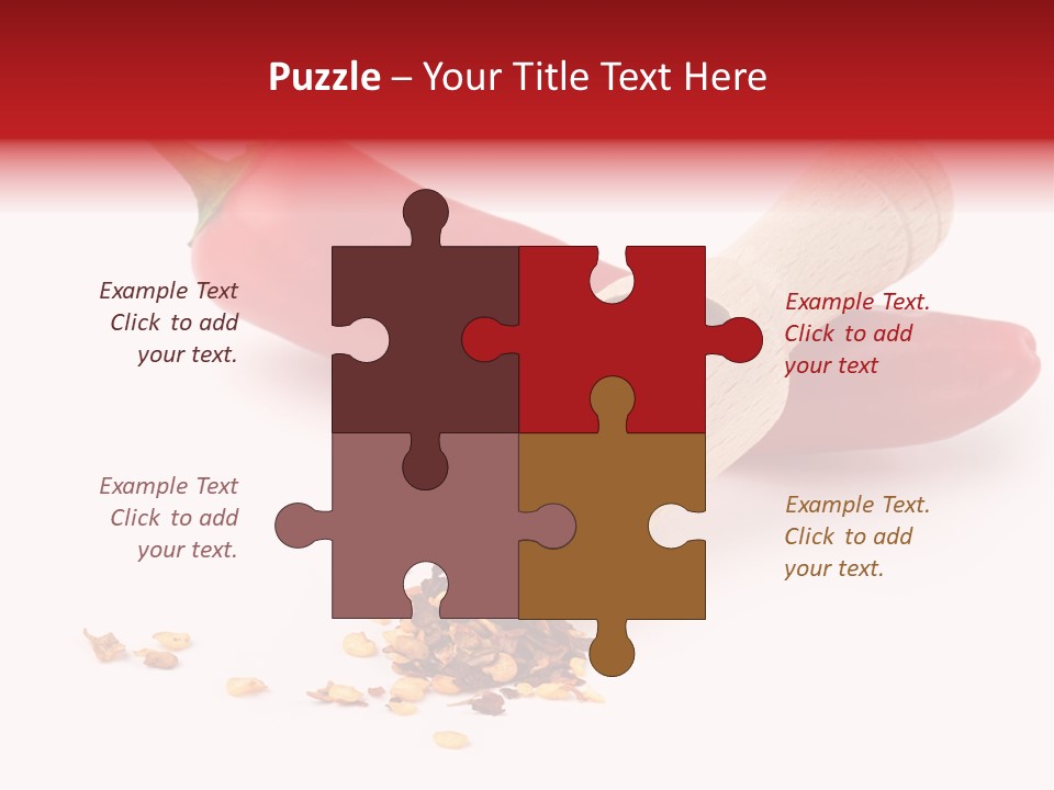 Wooden Flavoring Background PowerPoint Template