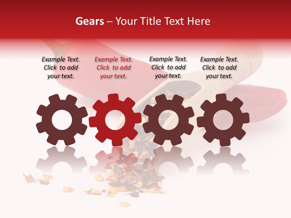 Wooden Flavoring Background PowerPoint Template