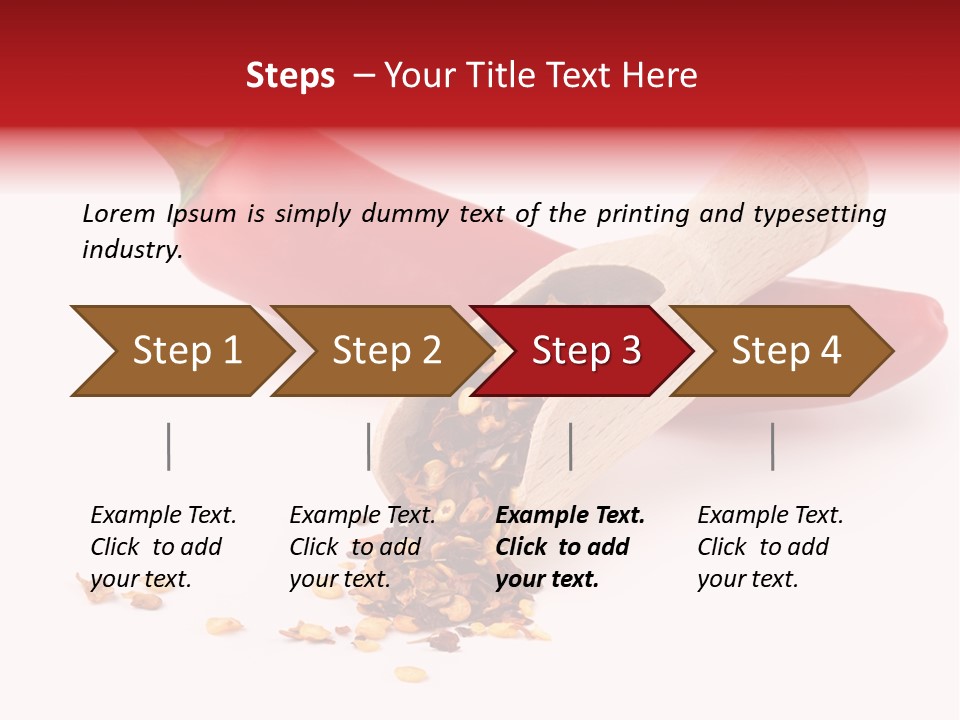 Wooden Flavoring Background PowerPoint Template